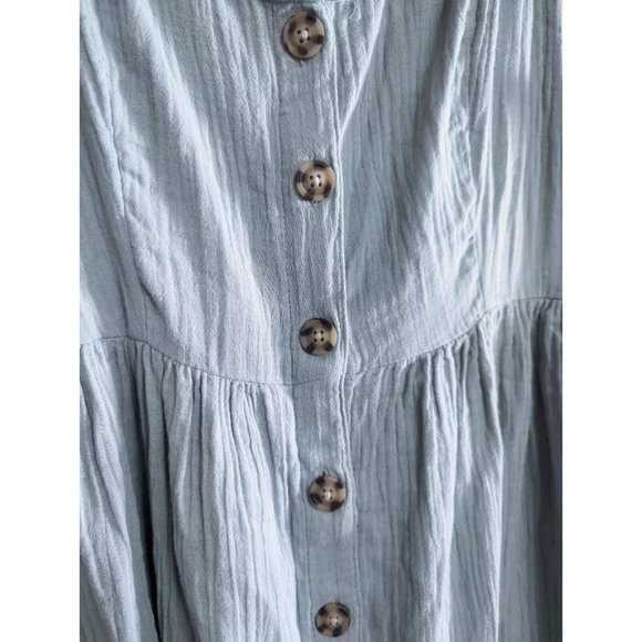 Peyton & Parker Mommy & Me Womens Blue Cotton Spaghetti Strap Dress L NWT - Picture 4 of 7